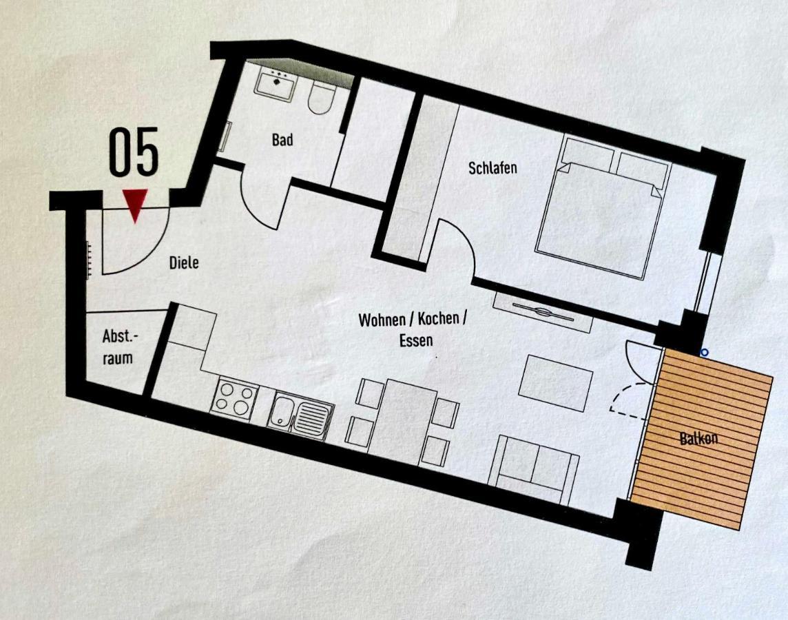 Ferienwohnung Vier Jahreszeiten Mi Baabe Bagian luar foto